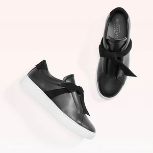 Alexandre Birman black leather sneakers